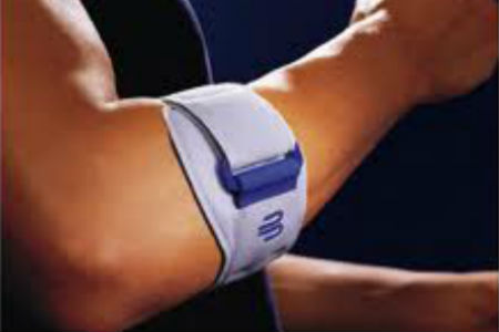 Brace to support tennis elbow and relieve pain. Effective combined with physiotherapy treatment
