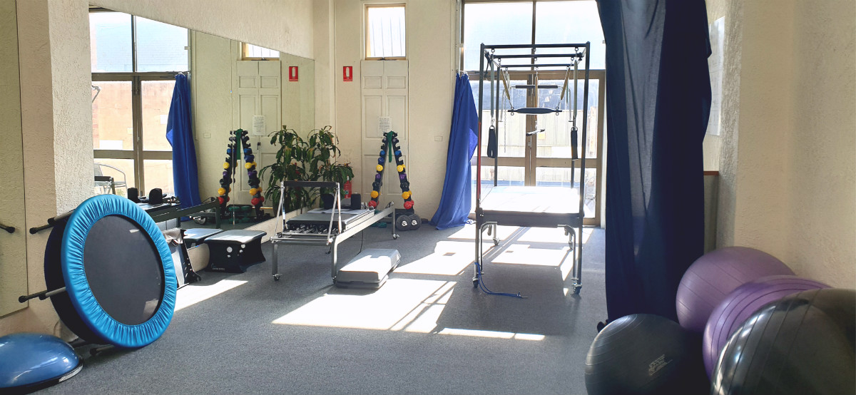 Physiotherapy gym area